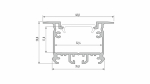 Profil LED LUMINES typ inTalia srebrny anodowany 3 m